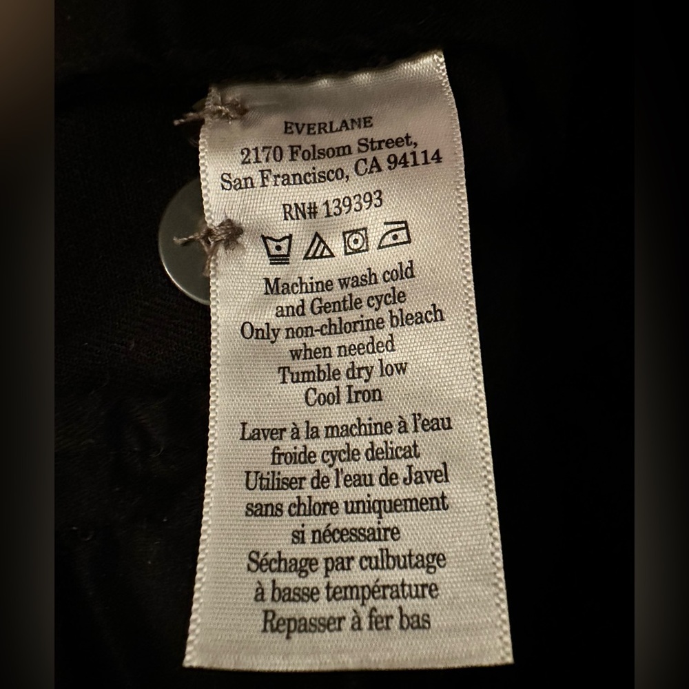 Everlane Wide Leg Crop Trousers | Size 6 - Picture 4 of 12